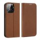 Apple iPhone 14 Pro 6.1\'\' Dux Ducis Skin X2 Magnetic Book Case Cover, Brown