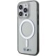 Apple iPhone 14 Pro 6.1\'\' BMW Silver Ring MagSafe Case Cover (BMHMP14LHCRS), Transparent