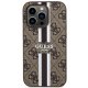 Apple iPhone 14 Pro 6.1\'\' Guess 4G Printed Stripes MagSafe Case Cover (GUHMP14LP4RPSW), Brown