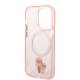 Karl Lagerfeld Iconic Karl&Choupette MagSafe Phone Case Cover iPhone 14 Pro Max - pink