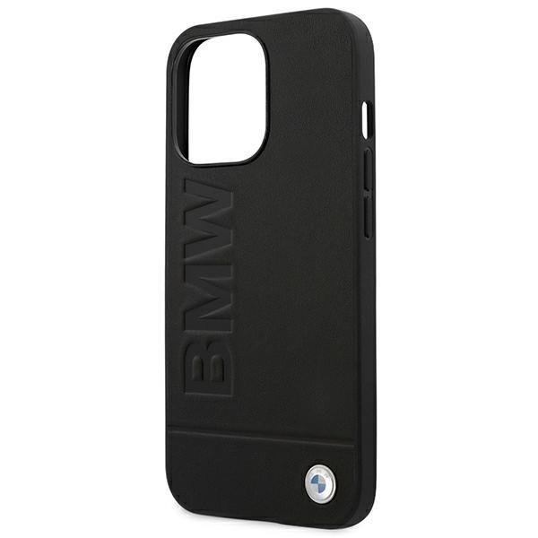 Apple iPhone 14 Pro Max 6,7" BMW Leather Stamp Case Cover (BMHCP14XSLLBK), Black (4)