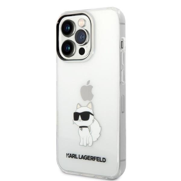 Apple iPhone 14 Pro Max 6.7" Karl Lagerfeld Ikonik Choupette Case Cover (KLHCP14XHNCHTCT), Transparent (0)