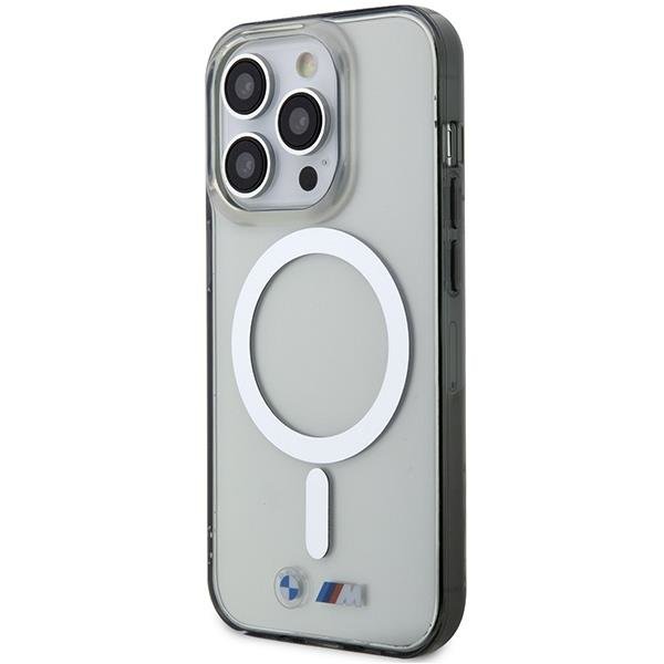 Apple iPhone 14 Pro Max 6.7'' BMW Silver Ring MagSafe Case Cover (BMHMP14XHCRS), Transparent (0)