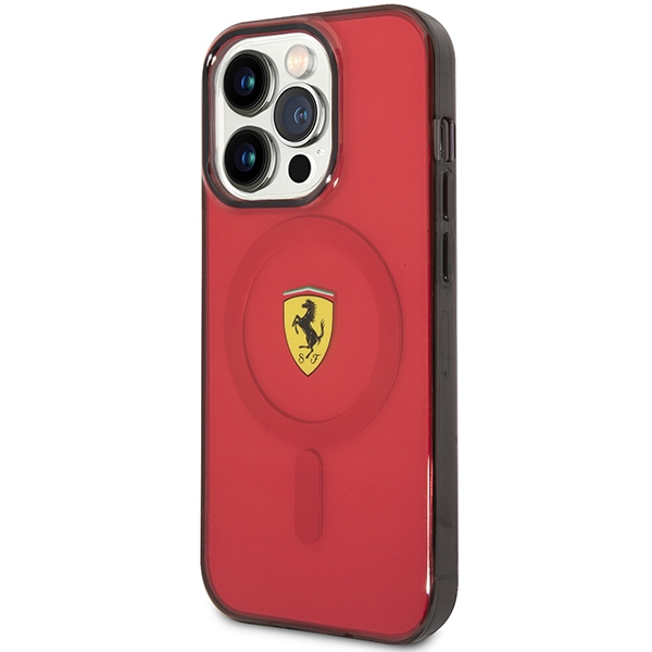 Ferrari FEHMP14XURKR iPhone 14 Pro Max 6.7" red/red hardcase Translucent Magsafe (0)
