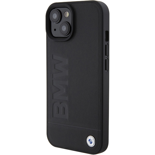 BMW Leather Hot Stamp case for iPhone 15 - black (0)