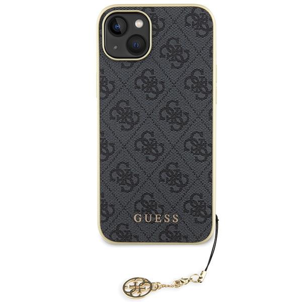 Apple iPhone 15 Plus 6.7'' Guess 4G Charms Collection Case Cover, Gray (1)