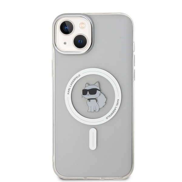 Apple iPhone 15 Plus 6.7'' Karl Lagerfeld IML Choupette MagSafe Cover Case, Transparent (1)