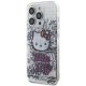 Apple iPhone 15 Pro 6.1\'\' Hello Kitty IML Kitty On Bricks Graffiti Cover Case, White