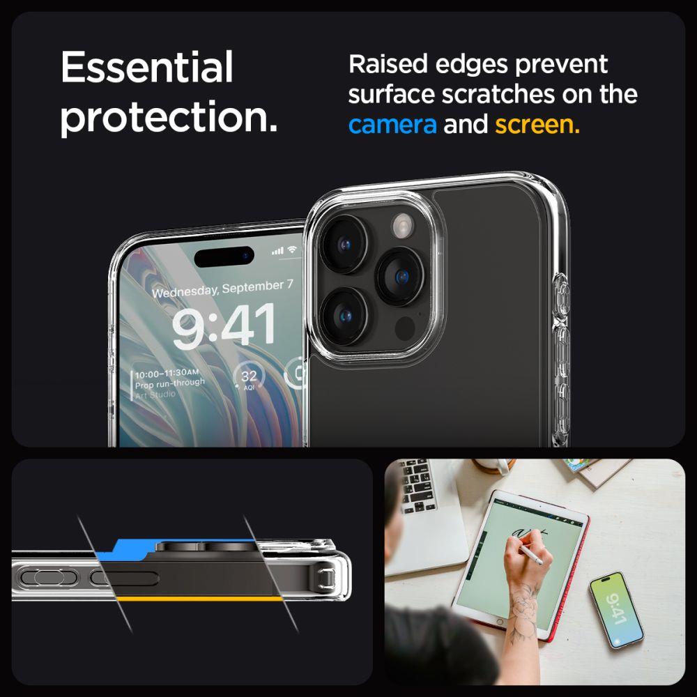 Apple iPhone 15 Pro 6.1'' Spigen Ultra Hybrid Case Cover, Crystal Clear (0)