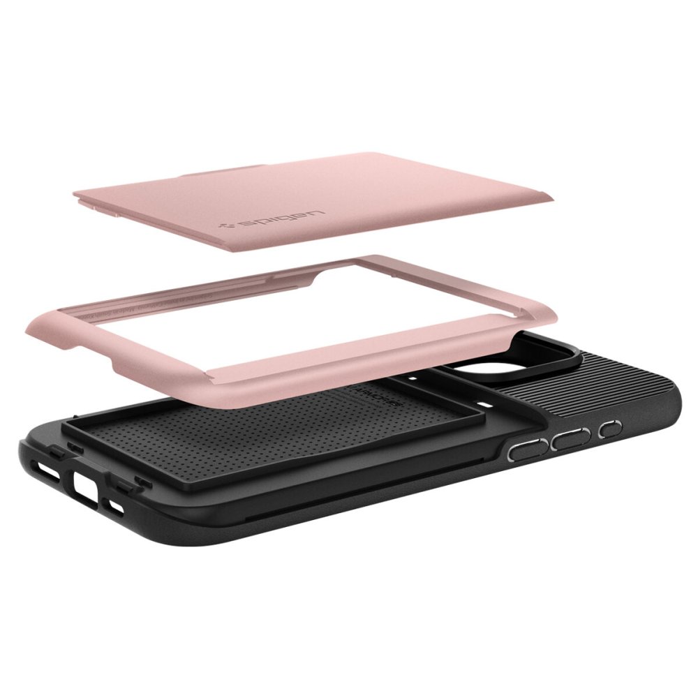 Spigen Slim Armor CS, rose gold - iPhone 15 Pro Max (1)
