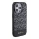Guess GCube Stripes MagSafe case for iPhone 15 Pro Max - black