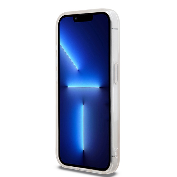 Apple iPhone 15 Pro Max 6.7'' DKNY IML Checkered Mono Pattern Printed Stripes MagSafe Case Cover, Pink (3)