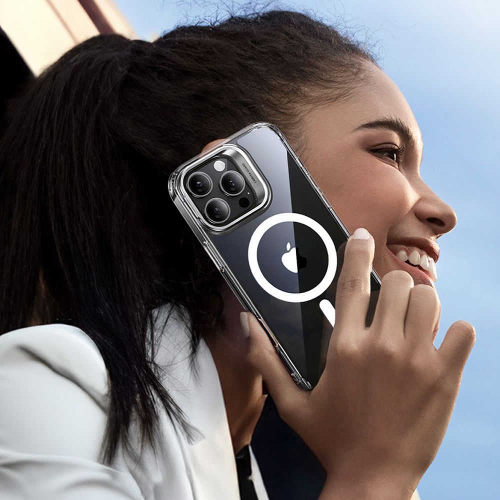 ESR CLASSIC HYBRID KICKSTAND HALOLOCK MAGSAFE & TEMPERED GLASS IPHONE 16 PRO CLEAR (3)