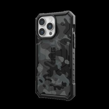 Apple iPhone 15 Pro Max 6.7'' UAG Pathfinder MagSafe Case Cover, Black Camouflage