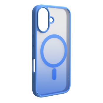 Apple iPhone 16 6.1'' Puro Gradient MagSafe Silicone Case Cover, Blue