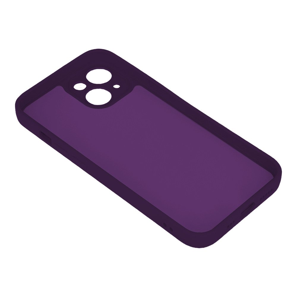 Apple iPhone 16 6.1'' Matt Silicone Color Case Cover, Plum (0)