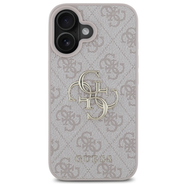 Guess 4G Big Logo case for iPhone 16 - pink (1)