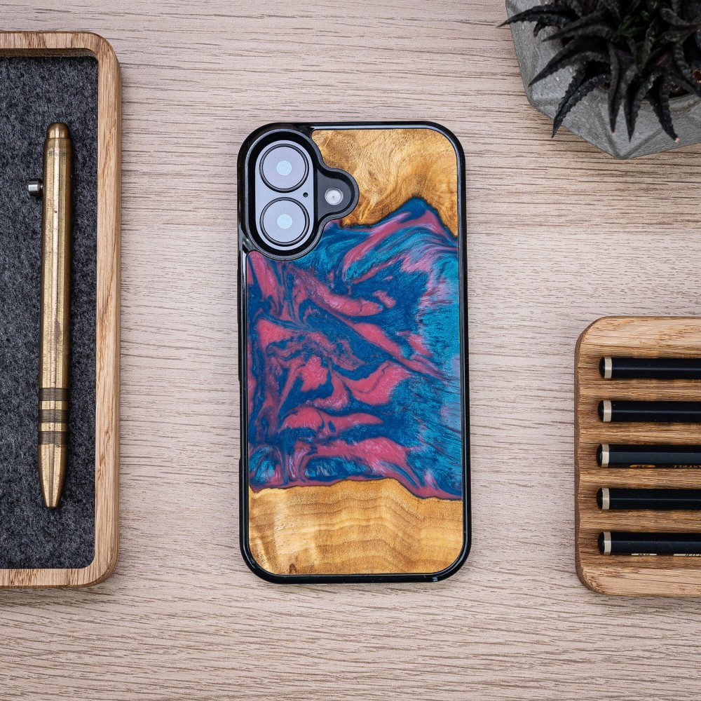 Bewood Unique Case for iPhone 16 - Neons Vegas (1)