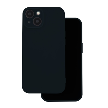 Apple iPhone 16 6.1'' Matt Silicone Color Case Cover, Black