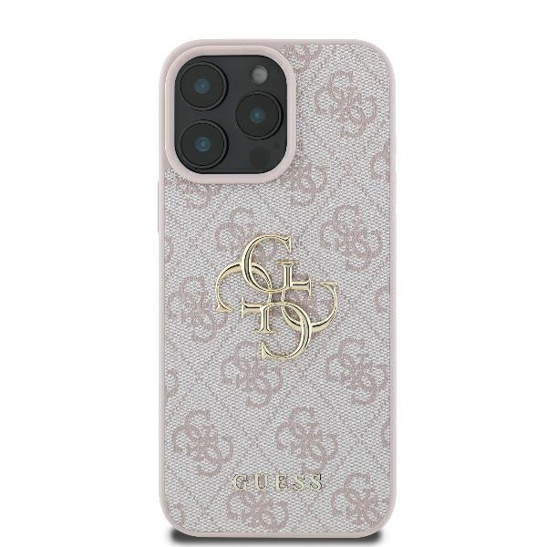 Guess 4G Big Logo case for iPhone 16 Pro - pink (1)