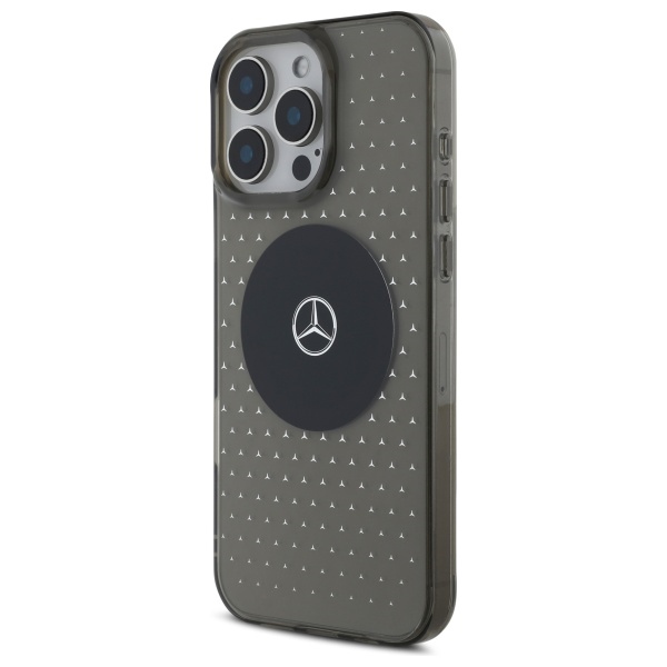 Mercedes MB Case Star Pattern for iPhone 16 Pro - Black (0)