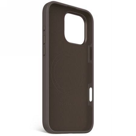 Decoded AntiMicrobial Silicone Backcover with MagSafe iPhone 16 Pro Max - Dark Brown (1)