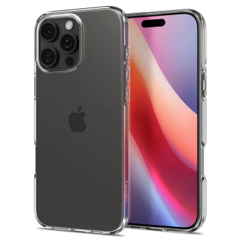 Apple iPhone 16 Pro Max 6.9'' Spigen Liquid Crystal TPU Case Cover, Transparent