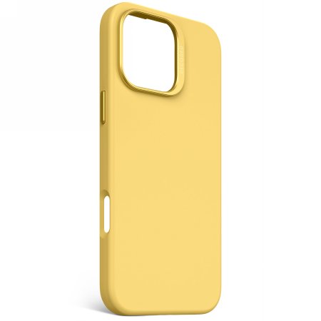 Decoded AntiMicrobial Silicone Backcover with MagSafe iPhone 16 Pro Max - Yellow (0)