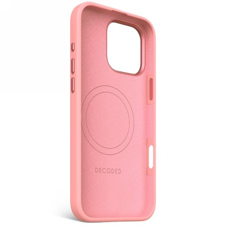 Decoded AntiMicrobial Silicone Stacks Backcover with MagSafe iPhone 16 Pro Max - Pink (1)