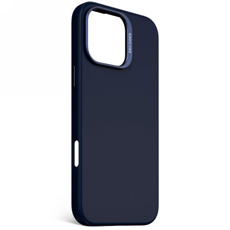Decoded AntiMicrobial Silicone Backcover Case with MagSafe iPhone 16 Pro Max - Navy Blue (0)