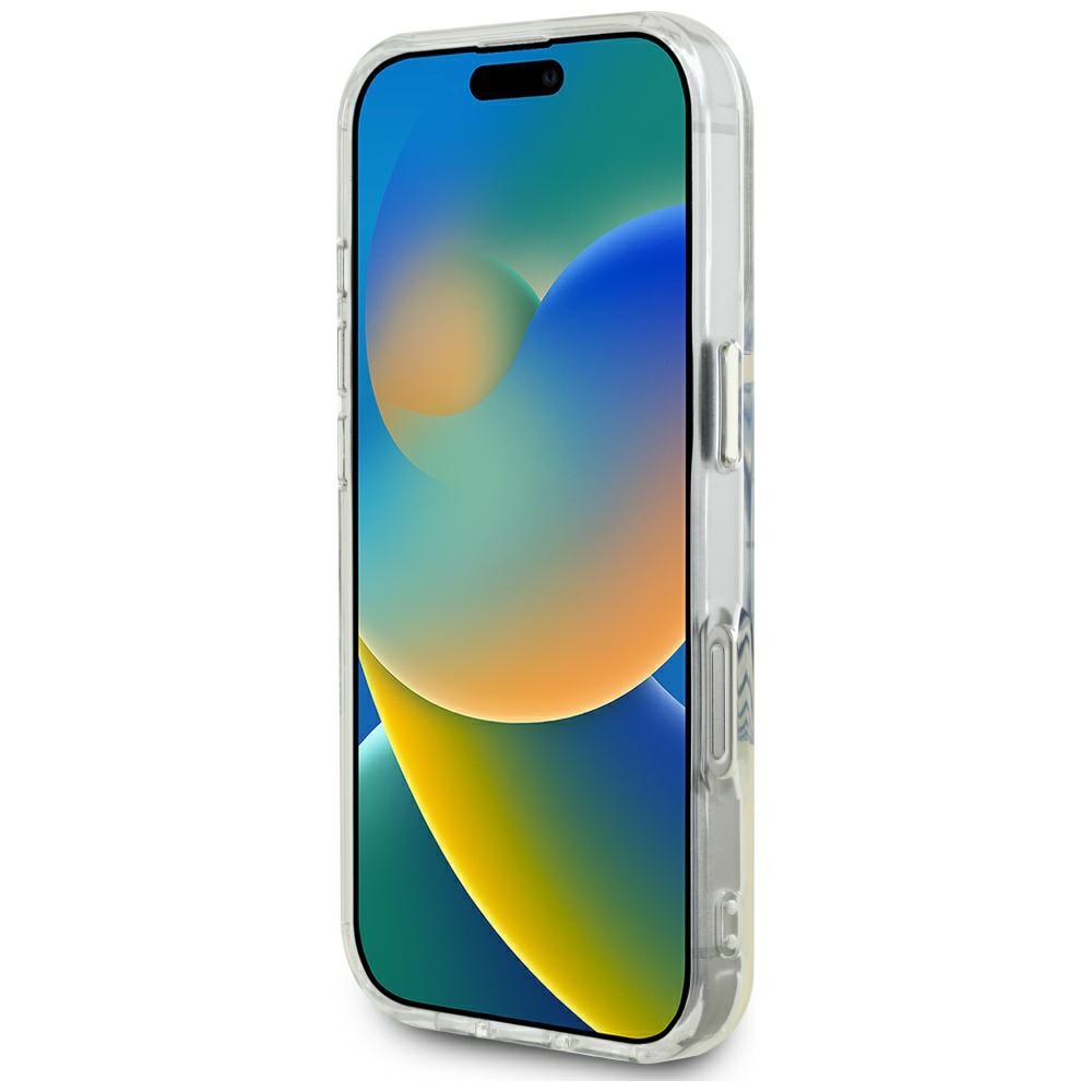 Guess IML Metal Colored Circle Classic Logo MagSafe Phone Case Cover iPhone 16 Pro Max - pink (3)