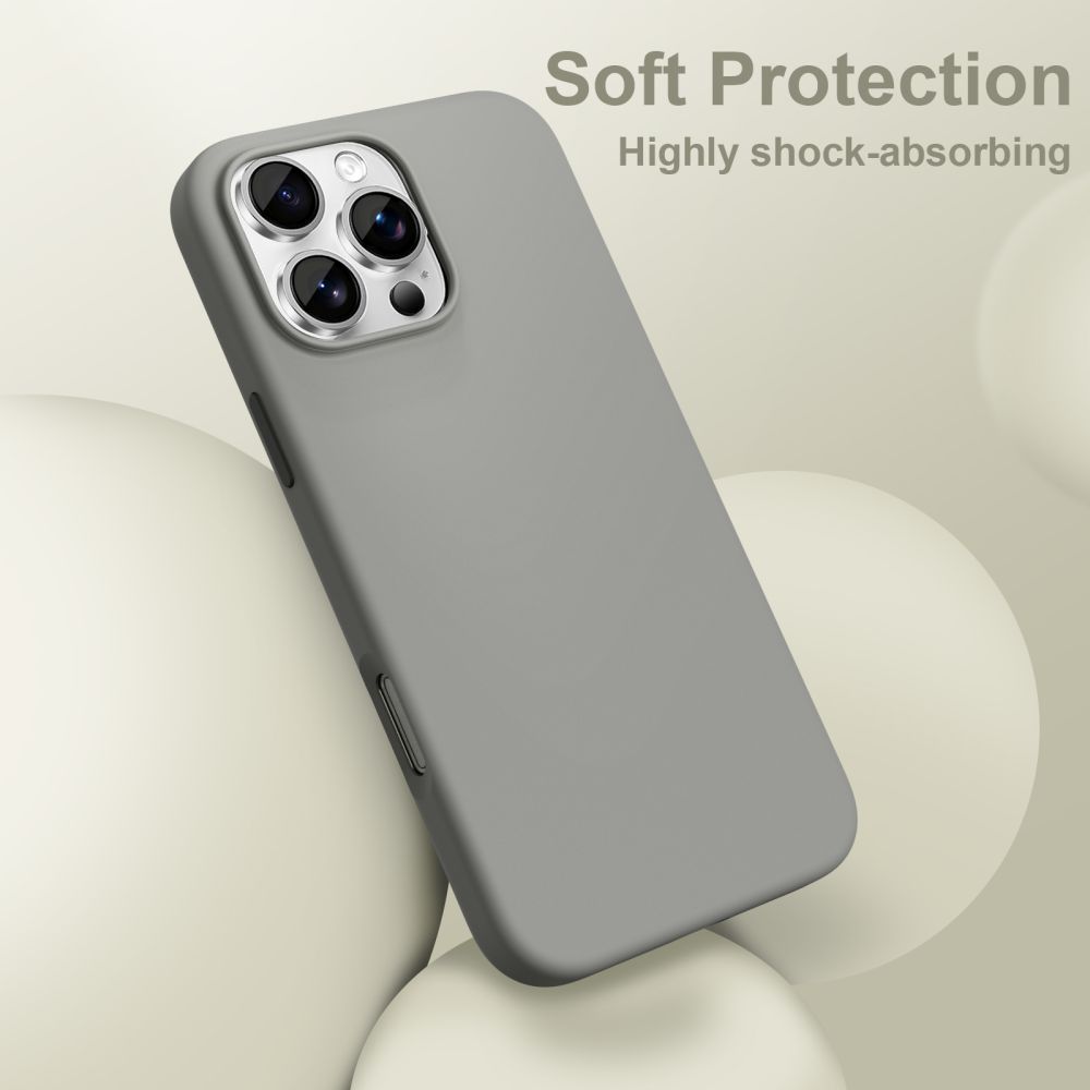 Tech-Protect Silicone MagSafe Phone Case Cover iPhone 16 Pro Max - Gray (0)