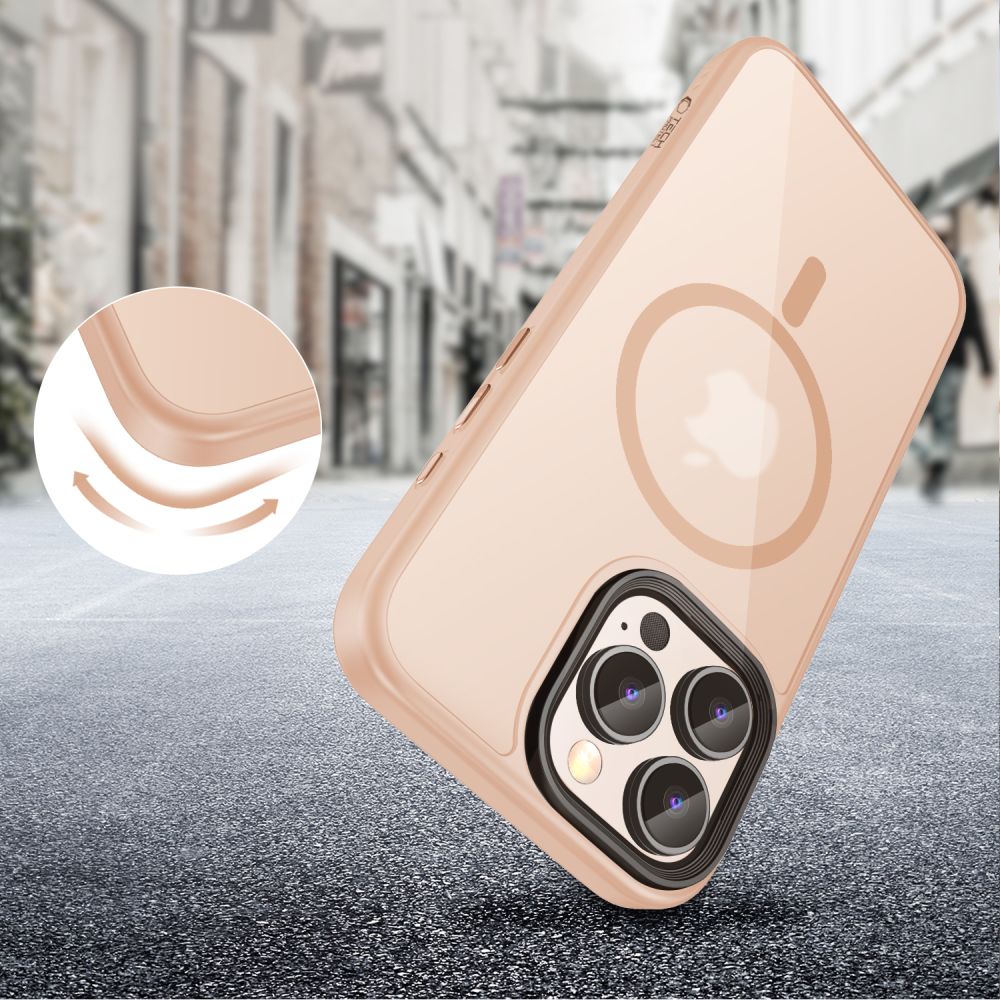 Tech-Protect MagMat MagSafe iPhone 16 Pro Max Case - Pink (2)