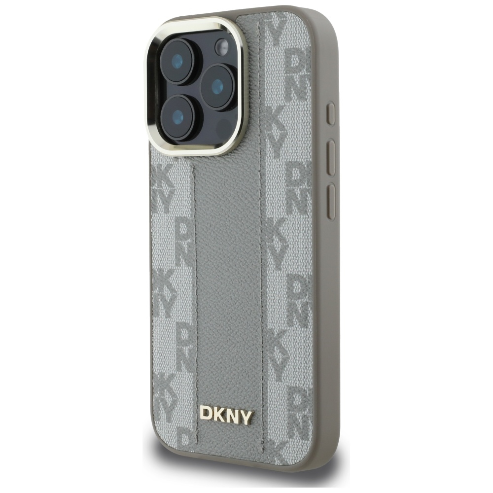 DKNY Checkered Pattern Magsafe iPhone 16 Pro Max Case - Beige (0)