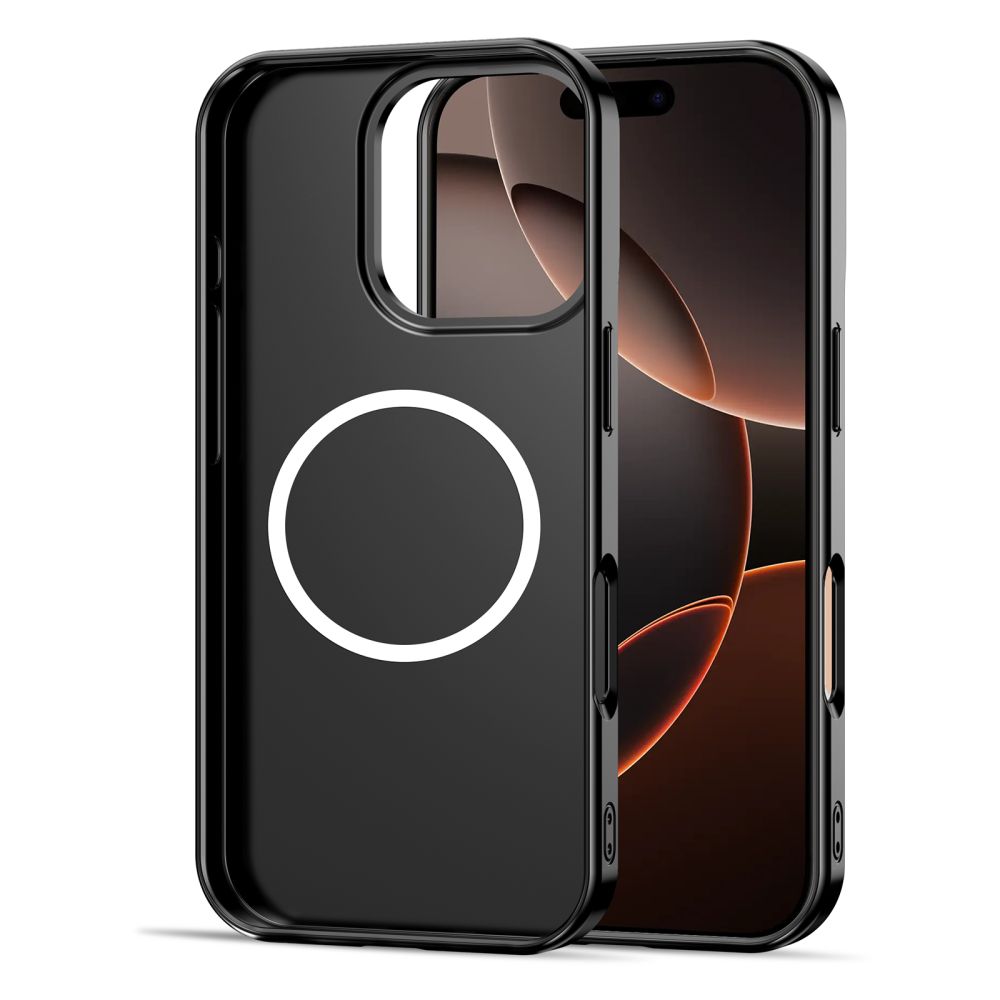 Tech-Protect Lamano MagSafe Phone Case Cover iPhone 16 Pro Max - Black and Red (2)