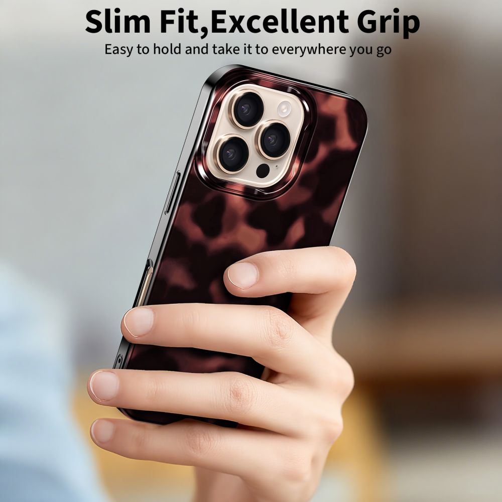 Tech-Protect Lamano MagSafe Phone Case Cover iPhone 16 Pro Max - Black and Red (3)