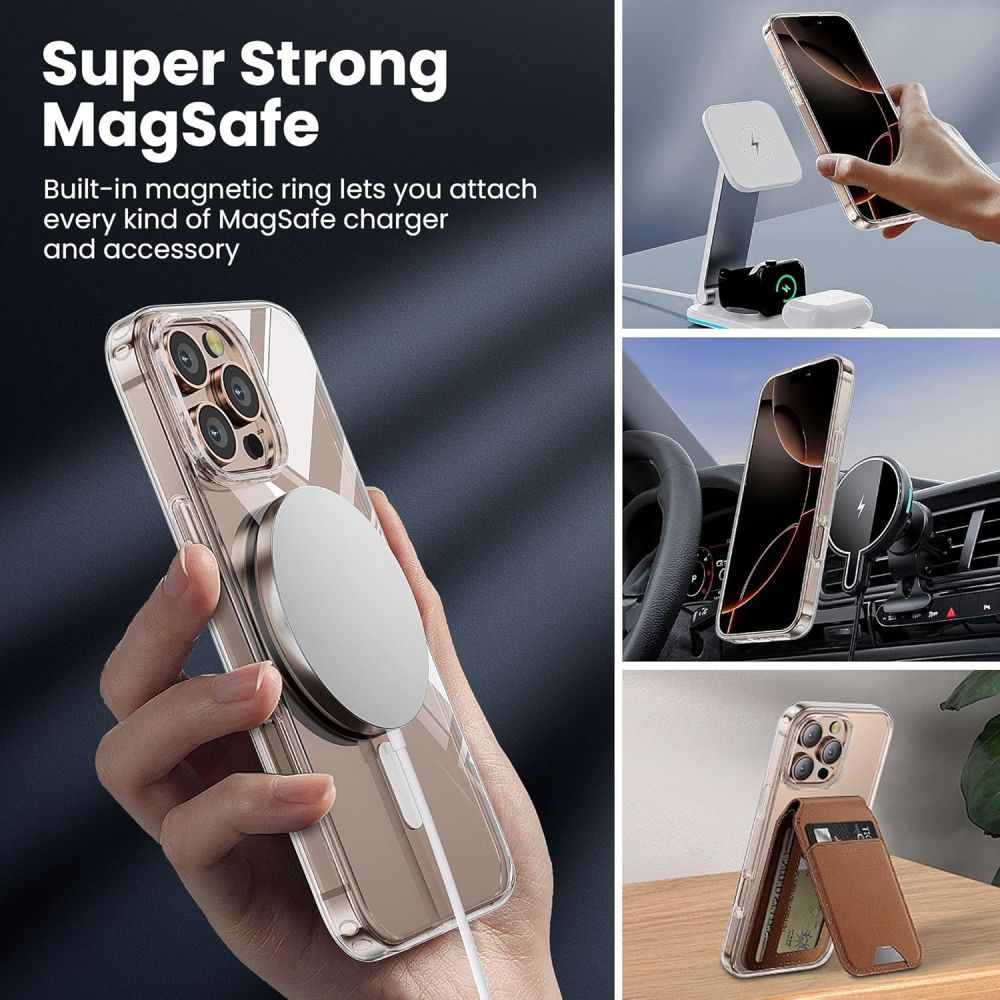 TP Flex MagSafe Phone Case Cover iPhone 16 Pro Max - Clear (1)