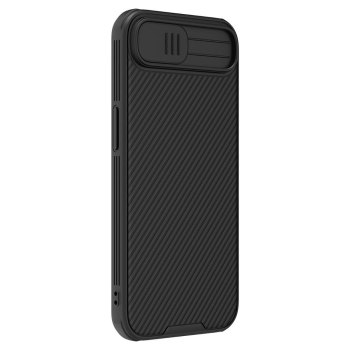 Nillkin CamShield Pro Case for iPhone 16e with Camera Slide Cover, Black