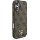 Guess 4G Strap Triangle Logo MagSafe Phone Case Cover iPhone 17 - brown