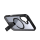 Hybrid Armor X Phone Case Cover iPhone 17 with MagSafe-compatible stand - black