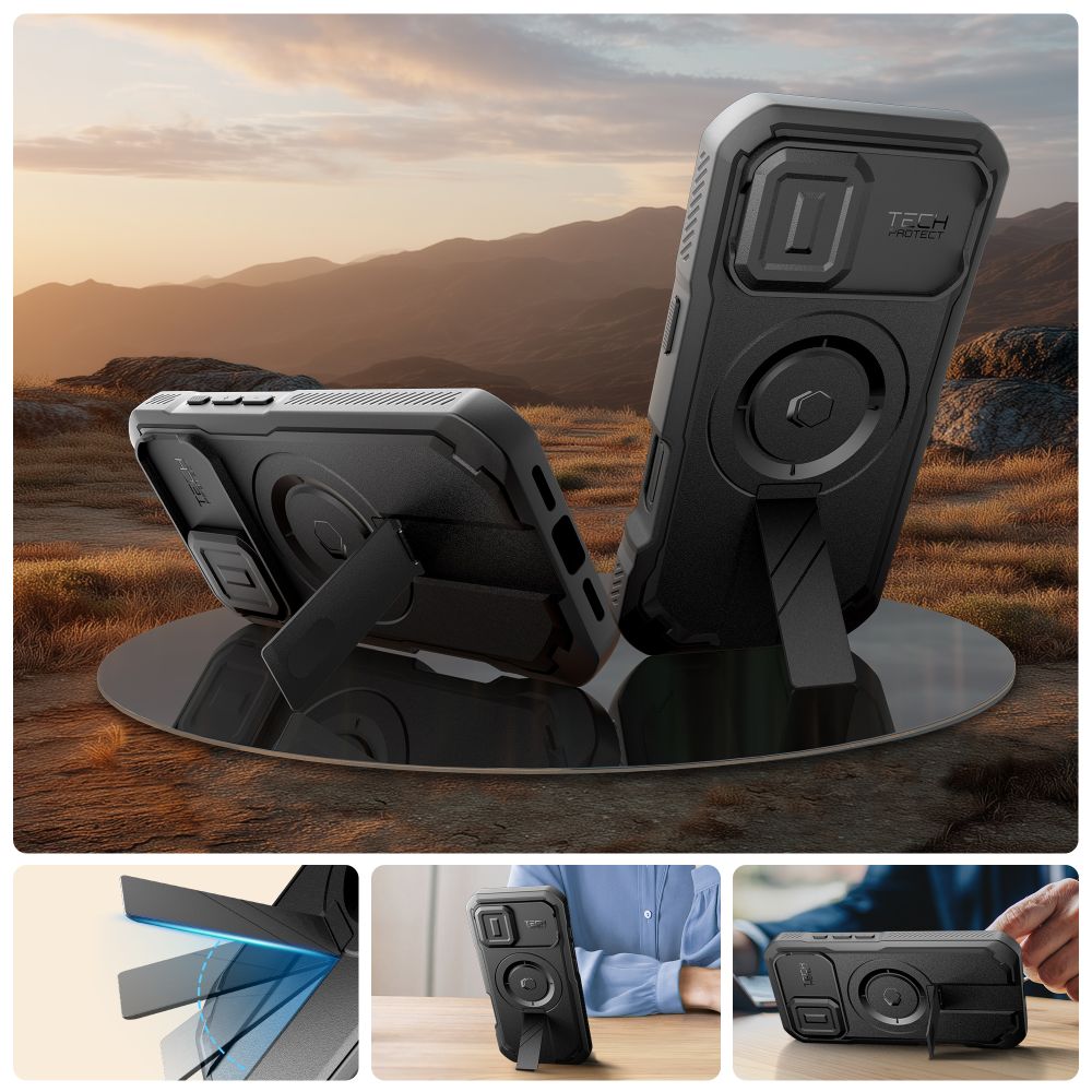 Tech-Protect Kevlar MagSafe Phone Case Cover iPhone 17 - black (3)