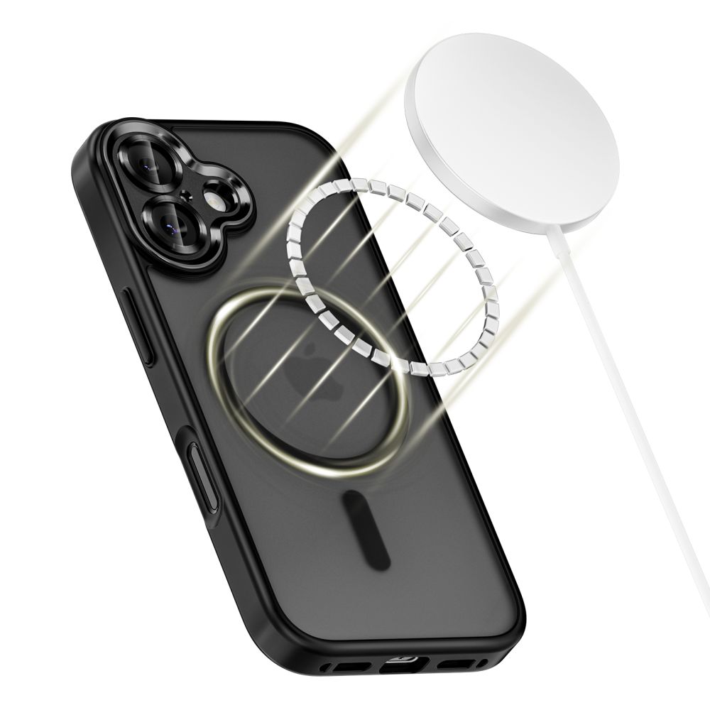 Tech-Protect MagCam MagSafe Phone Case Cover iPhone 17 - Matte Black (1)