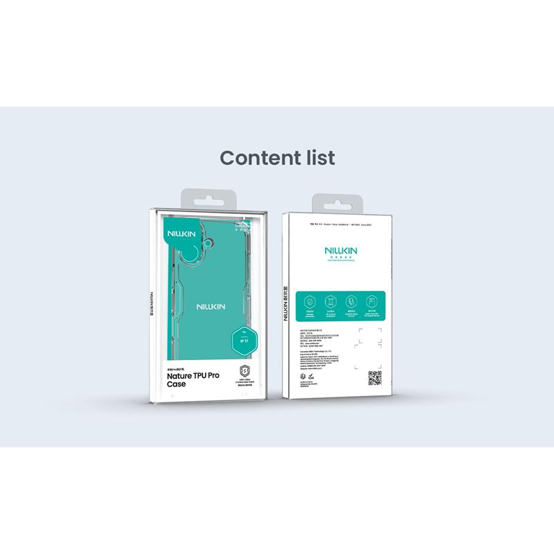 Nillkin Nature TPU Pro Phone Case Cover iPhone 17 - Transparent (3)