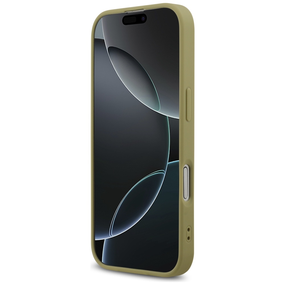 Guess Fixed Glitter Big 4G Phone Case Cover iPhone 17 - gold (3)