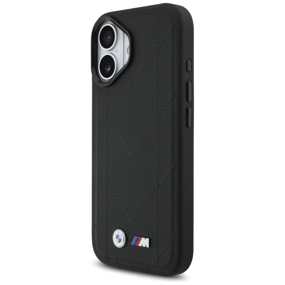 BMW M Quilted Logo MagSafe iPhone 17 Case - Black (0)