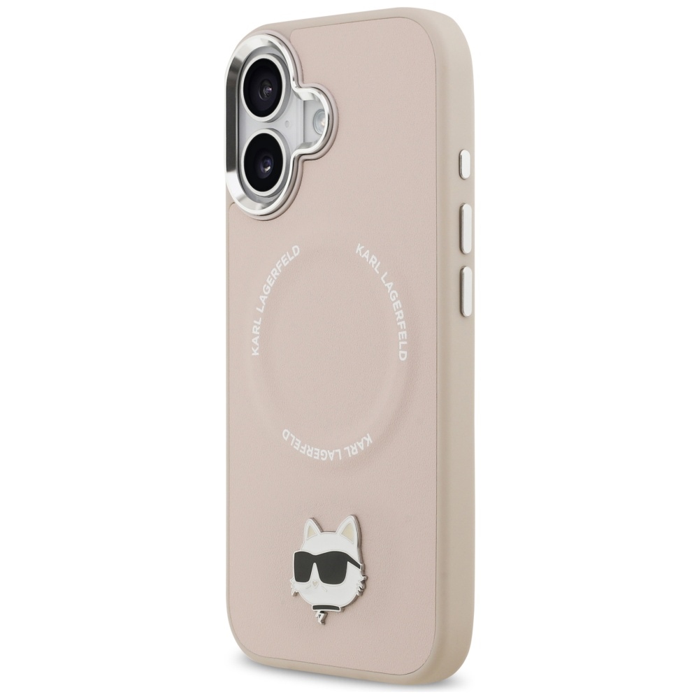 Karl Lagerfeld Choupette Pin MagSafe Phone Case Cover iPhone 17 - Pink (0)