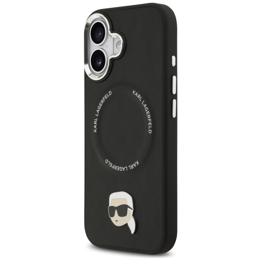 Karl Lagerfeld Karl Pin MagSafe Phone Case Cover iPhone 17 - Black (0)