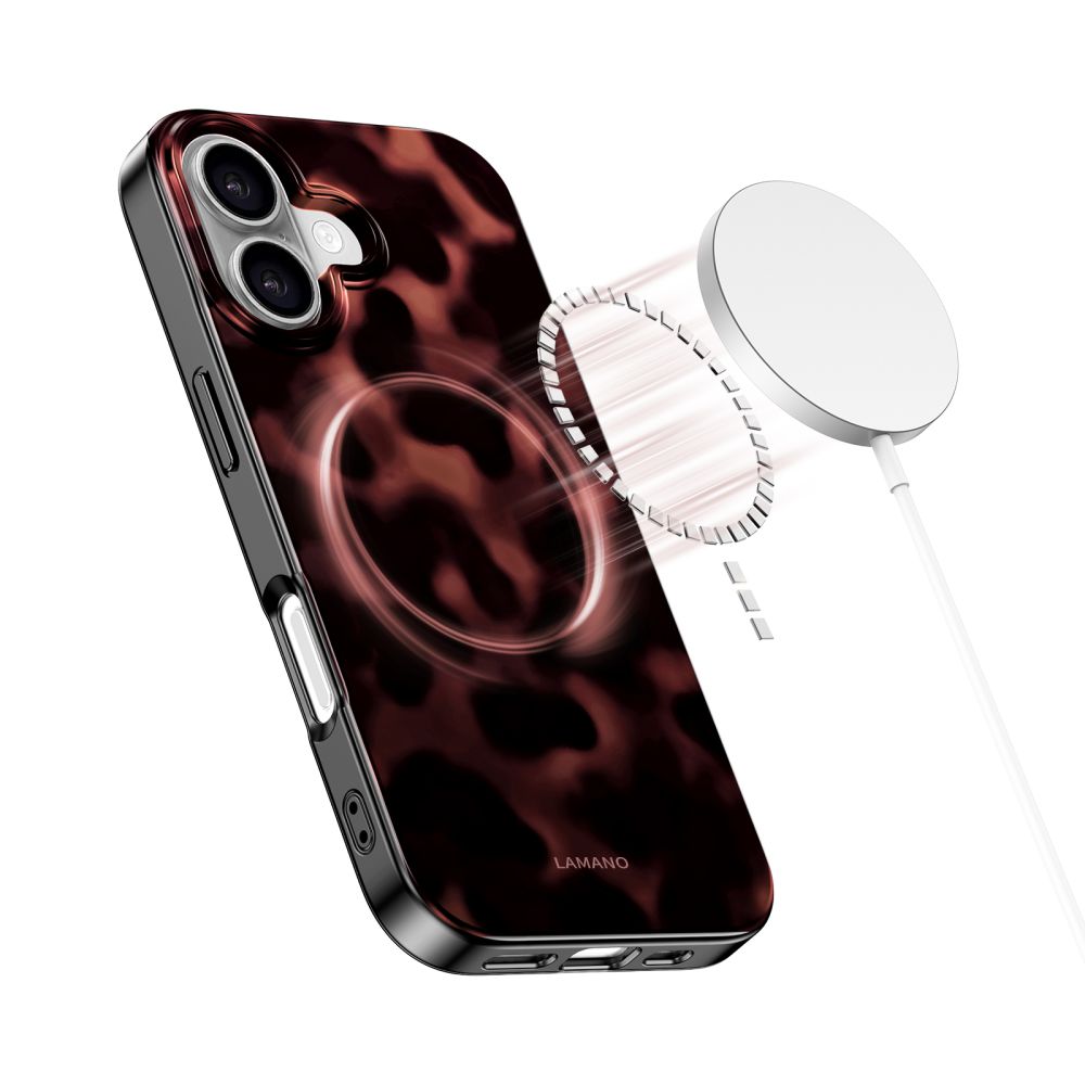 Tech-Protect Lamano MagSafe Phone Case Cover iPhone 17 - black and red (3)