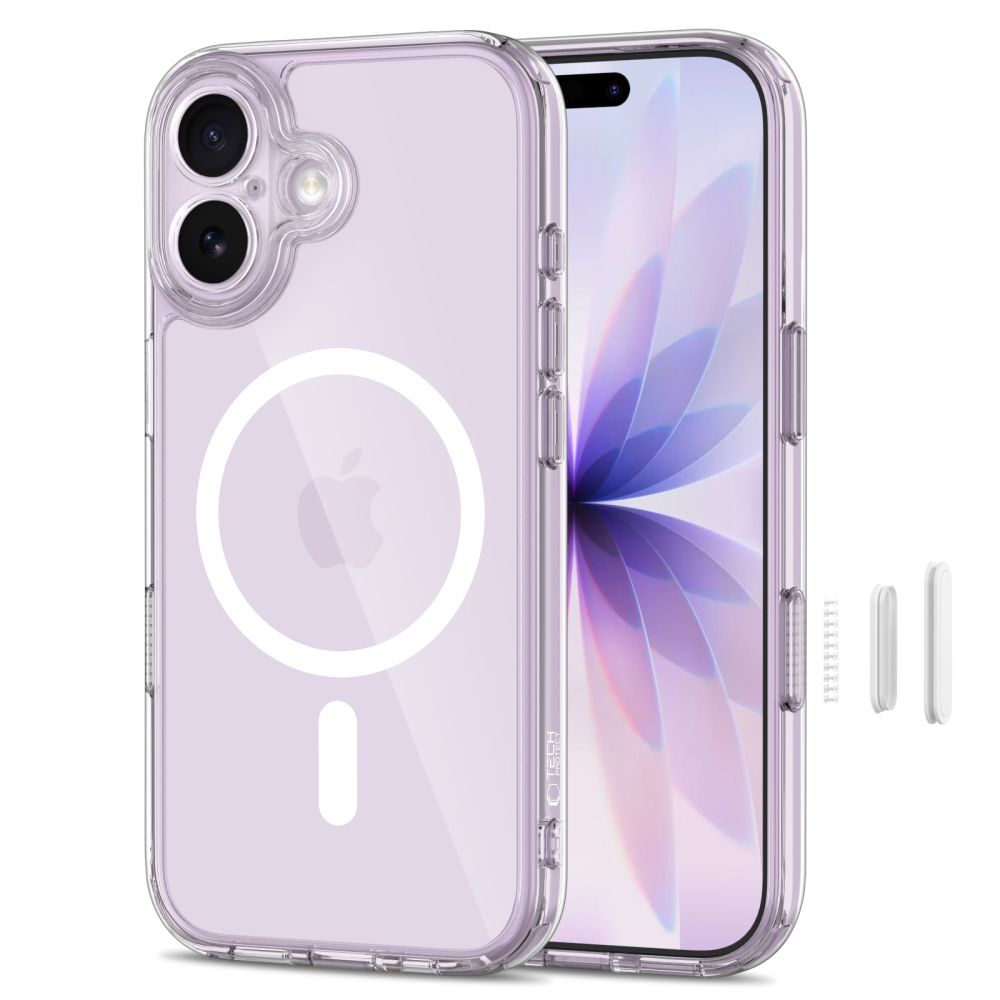 Tech-Protect Magpeak Magsafe CC Phone Case Cover iPhone 17 - Clear (0)