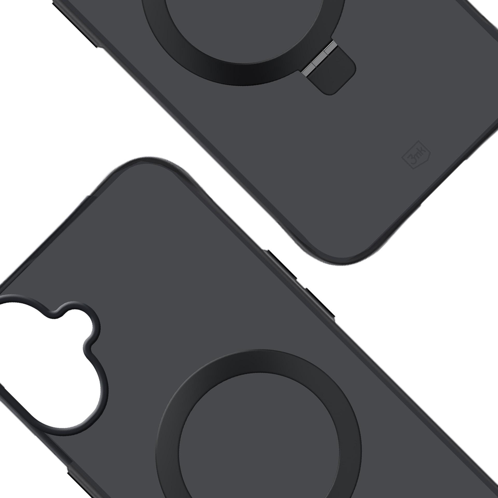 3mk Smoke Case Mag&Stand iPhone 17 - black (0)